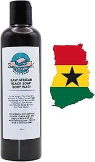 Raw African Black Soap - Gel de baño 100% pur...