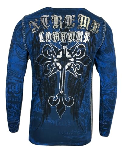 Xtreme Couture by Affliction Men's Thermal Shirt Hercules4