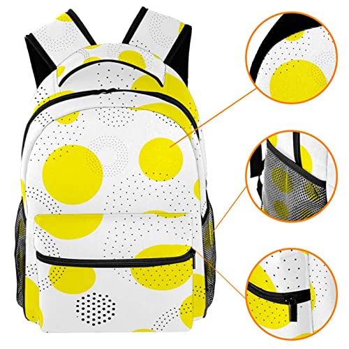 Sac à dos texture de points ultra léger pour livres d'école