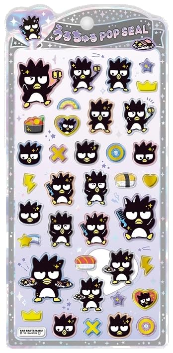 正規品　うるちゅる　うるちゅるポップシール　サンリオ　サム　ばつ丸　けろっぴ Amazon.co.jp: クラックス 正規品 サンリオ うるちゅるポップシール