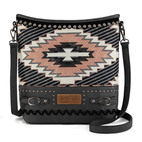 Montana West Western Aztec Tote Bag for Women Country Cowgirl Top Handle Shoulder Bag