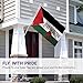 Anley Fly Breeze 3x5 Foot Free Palestine Flag - Vivid Color and Fade Proof - Canvas Header and Double Stitched - Free Palestine Fist Flags Polyester with Brass Grommets 3 X 5 Ft