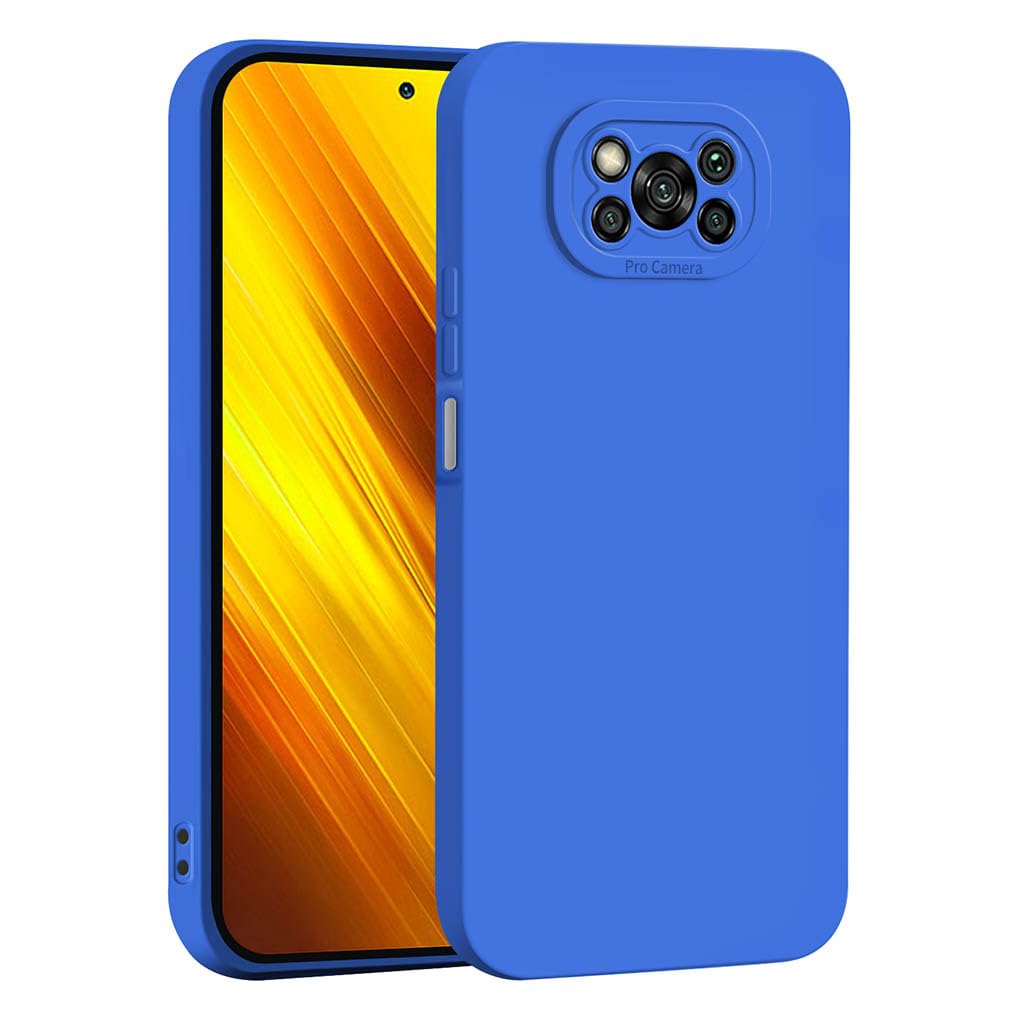 SEAHAI Cover per Xiaomi Poco X3 PRO/Poco X3 NFC, Ultra Sottile Morbida Silicone Gel Custodia con Design di Protezione Fotocamera Addensato, Elegante Antiurto TPU Bumper Case - Viola