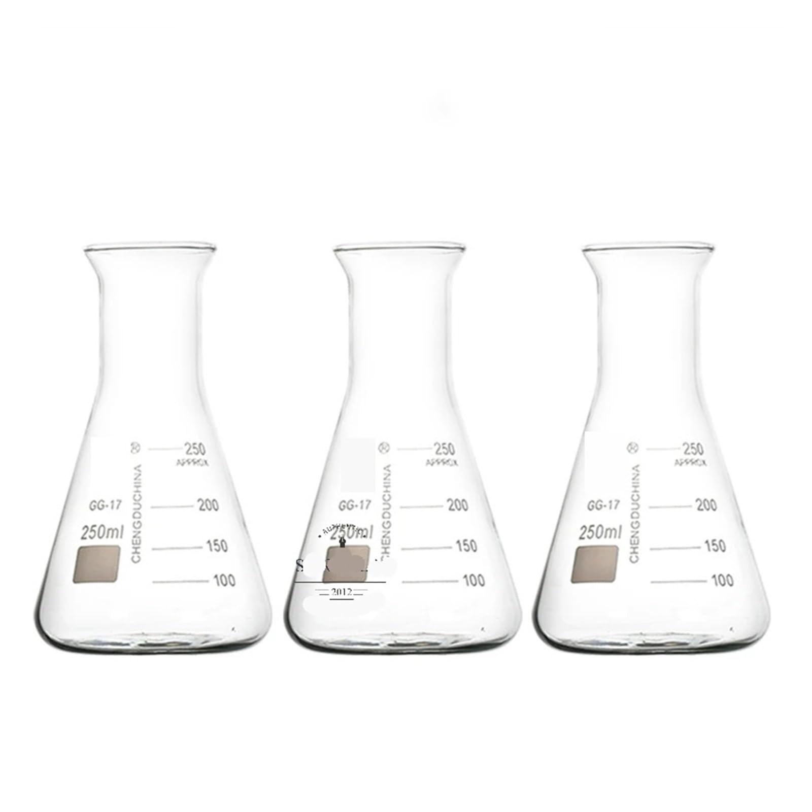 1 Uds. Matraz Erlenmeyer de vidrio de 50ml a 2000ml, botella triangular/matraz cónico for laboratorio(200ml)
