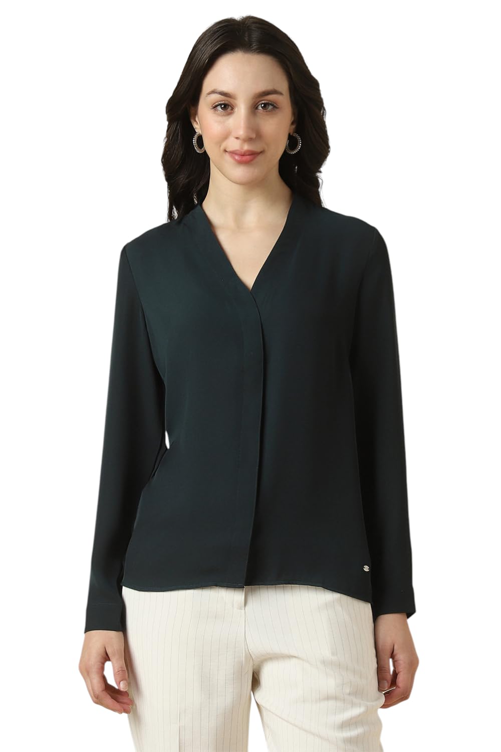 allen solly Womens Full Sleeve top with V Neck-picture-56