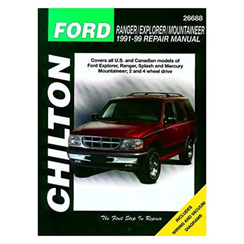 Chilton Ford Explorer/Ranger/Mountaineer 1991-1999 Repair Manual (26688)