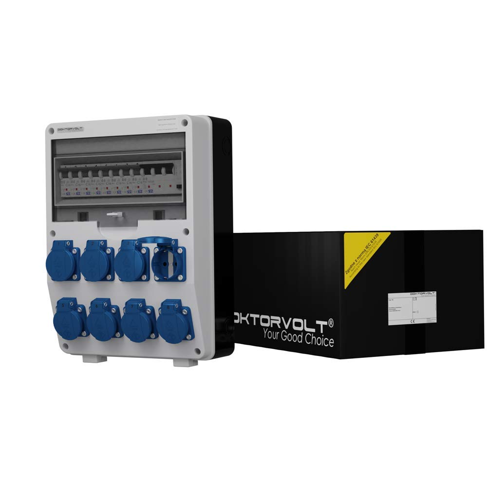 Distribuidor de corriente SEZ TD-S/Fi 8 x 230 de distribución para enchufes de distribución cuadro 6497