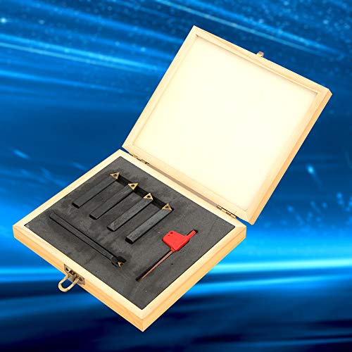 Set de herramientas de torneado indexables de carburo 10mm miniatura 5