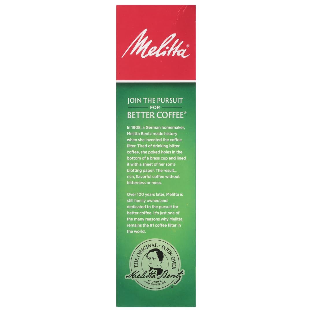 Melitta 4 Cone Coffee Filters Natural Brown 100 Count Pack Of 3 300 Total Filters - Fits all — view 14
