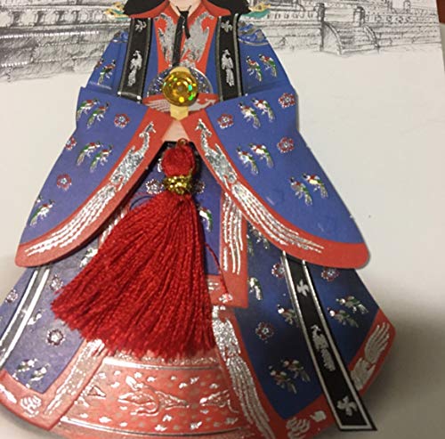 From&To Hanbok 6Pcs Korean Royal Family Dress Cards Sets Korea Souvenir Korean Clothes Traditional Greeting Cards Thank You Birthday Wedding Anniversary Invitation New Year Card &Envelope (Ft221) #TOP1