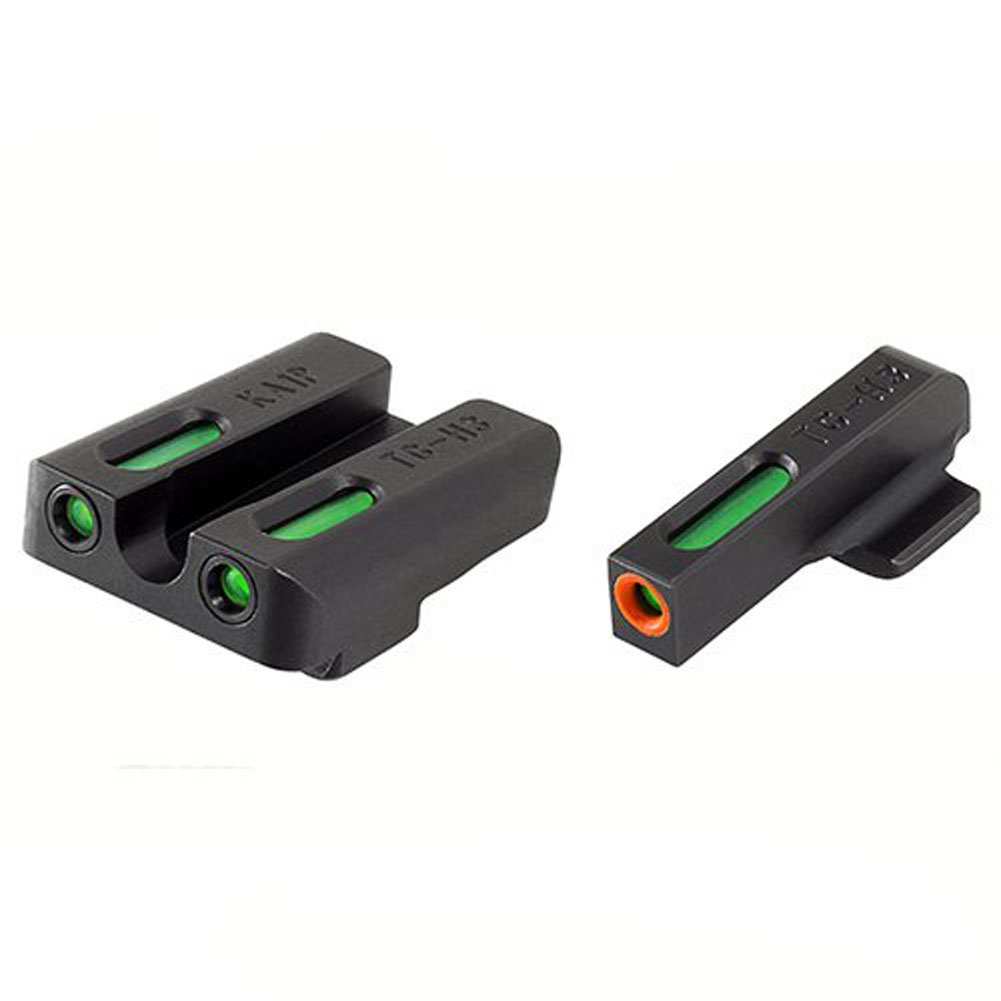 Truglo TFX PRO Handgun Sight, Glowing Shock Proof Tritium and Fiber Optic Night Sight for Handguns, Compact, Durable, and Snag Free Sight
