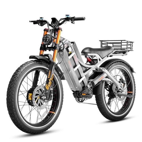 Image of 2026 eAhora Romeo Pro 3 /2 52-46 Mph Electric Bike for Adults, 6000W /4000W /2500W Dual Motor Ebike 60V 80Ah /52V 70Ah Battery 235+Miles Long Range, 26*4.0 inch /20*4.5 inch Fat Tire, Full Suspension, All Terrain