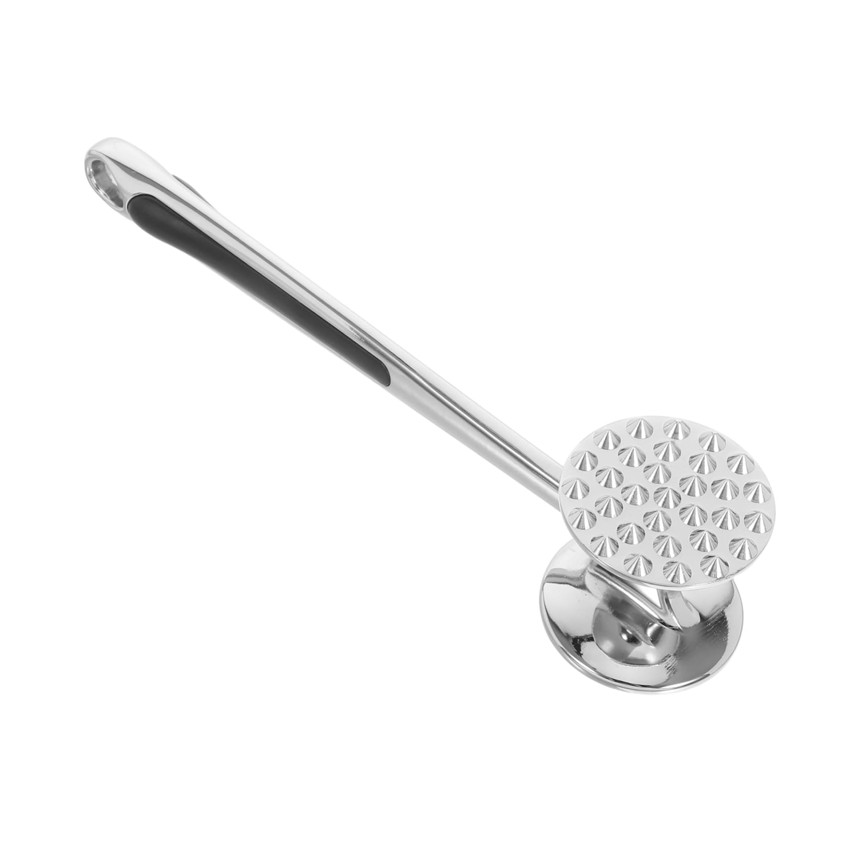 Ciieeo Dual Sided Meat Hammer Tenderizer Tool for Tenderizing Steak Poultry Heavy Duty Zinc Alloy Manual Kitchen Mallet with Comfortable Grip for Preparation
