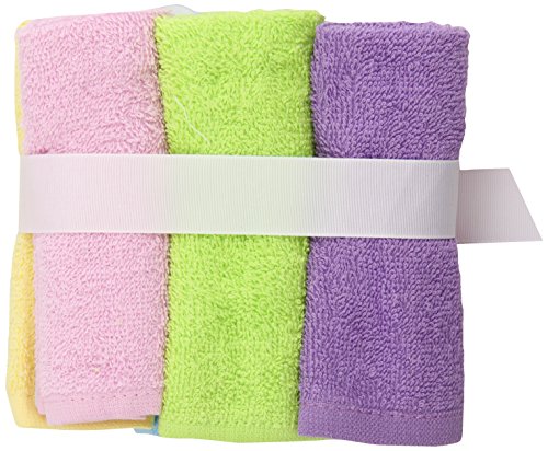 Image of Luvable Friends Unisex Baby Super Soft Cotton Washcloths, Pink, One Size (Pack of 2)