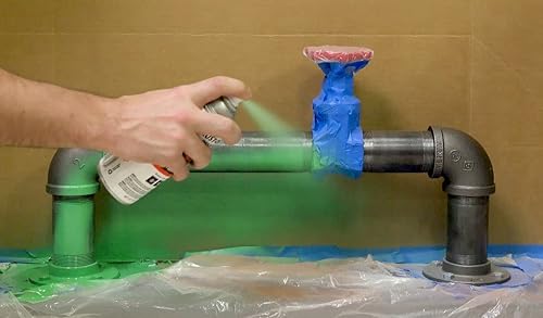 Miniatura 5 de Aerosol de esmalte Rust-Oleum para uso general envase de 16onzas líquidas lata de aerosol, Talla full, negro (Semi-Flat Black), 6