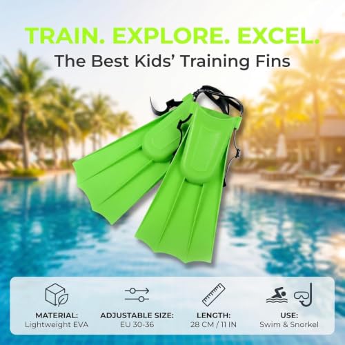 Aletas de Buceo SM SunniMix Modelo 402 para Entrenamiento y Snorkel, Diseño Ligero en EVA, Ajuste Adaptable, para Principiantes miniatura 6