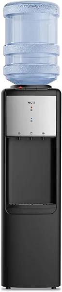 VECYS Hot and Cold Top Load Water Cooler Dispenser, 3 or 5 Gallon with Child Safety Lock, Built-in Refrigerating Compressor and 304 Stainless Steel Water Tank