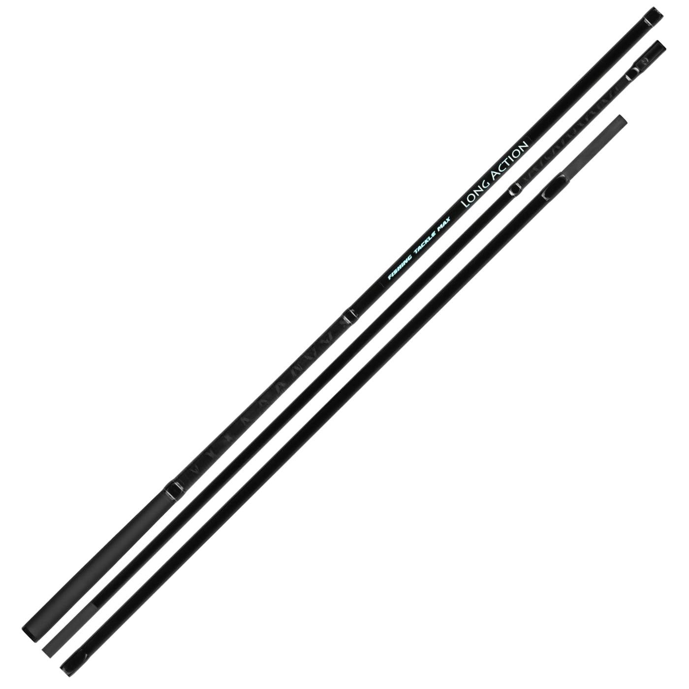 FTM Kescherstange FTM Long Action 2,40m 3-teilig - Kescherstab, Keschergriff für Kescherkopf, Kescher