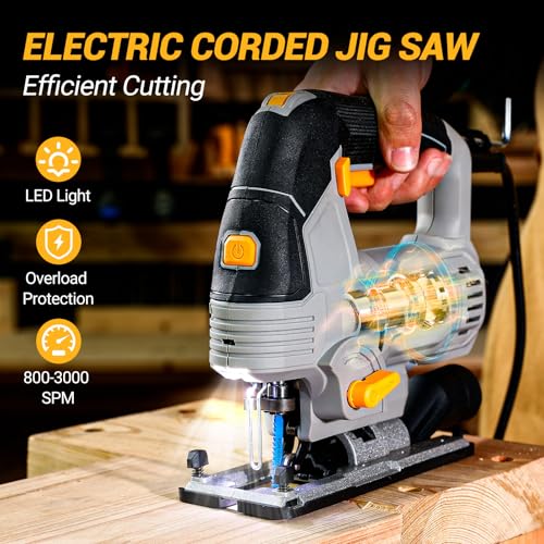DEKOPRO 6.7-Amp Corded Jig Saw