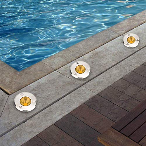 AMDHZ Luci Incasso Pavimento Esterno, 3W COB