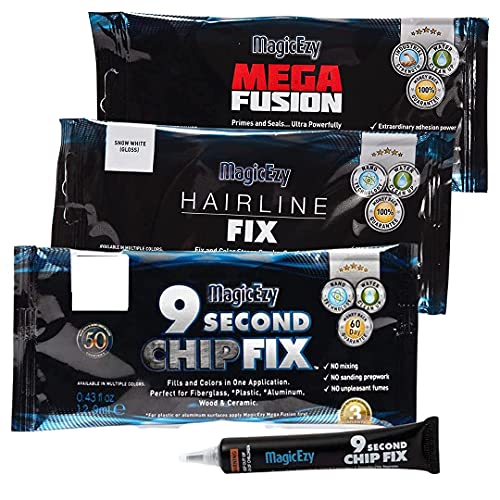 MagicEzy Prime, Fix, Glaze:: Hairline Fix, Mega Fusion, 9 Second Chip Fix