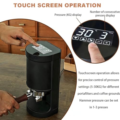 Prensa de café automática de 58 mm eléctrica para hostelería y cafeterías 5