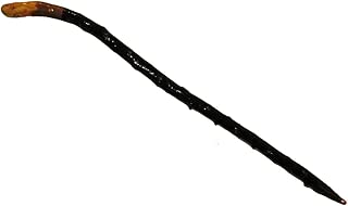 Blackthorn Walking Stick Hazel Shaft and Authentic Blackthorn Handle Genuine Irish Shillelagh Cane Copper Ferule Base Made in Ireland - coolthings.us