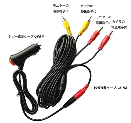 Amazon.co.jp: origin バックカメラ取付延長ケーブルセット バック