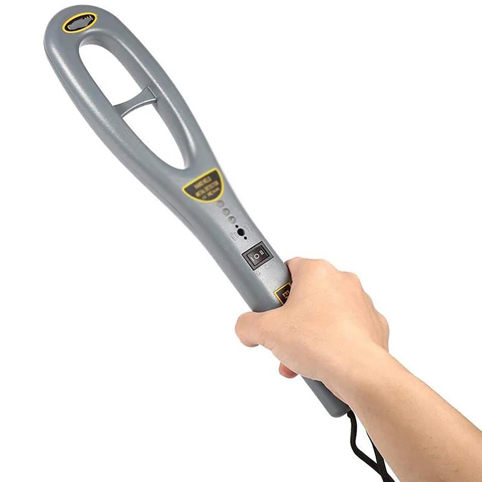 DISHENGZHEN Metal Detector Wand, Handheld Security Super Scanner, High Sensitivity Portable Lightweight Search Treasure Pinpointing Finder Probe for Kids, Adults, Gold, Coin