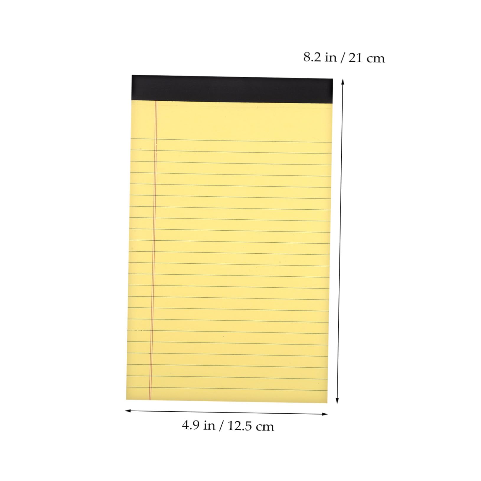Paquet De 10 Bloc-notes Colorés Lot de Carnet Petit Format Ligné Pages Détachables Faciles Papier Anti-traversée pour Prise de Notes Bureau et École Blanc Rouge Bleu Jaune