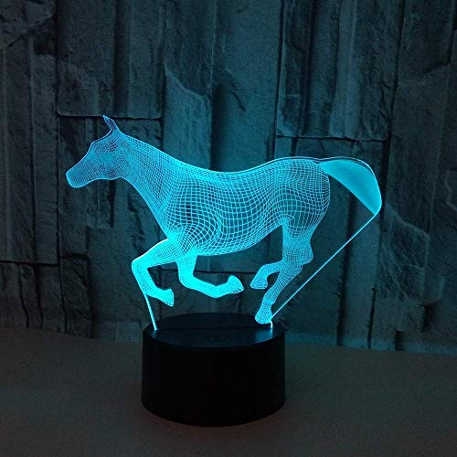 Preisvergleich Produktbild Bunte Fernbedienung 3D Führte Nachtlicht-Kreative Noten-Kleine Tischlampe-Energiesparende Illusions-Lampe