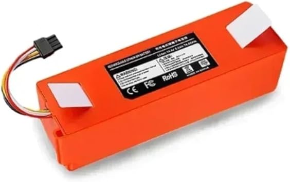 BRR-2P4S-5200S Robotic Vacuum Cleaner Replacement Battery,Compatible with Roborock S55 S60 S65 S50 S51 S5 MAX S6 Parts12800mAh