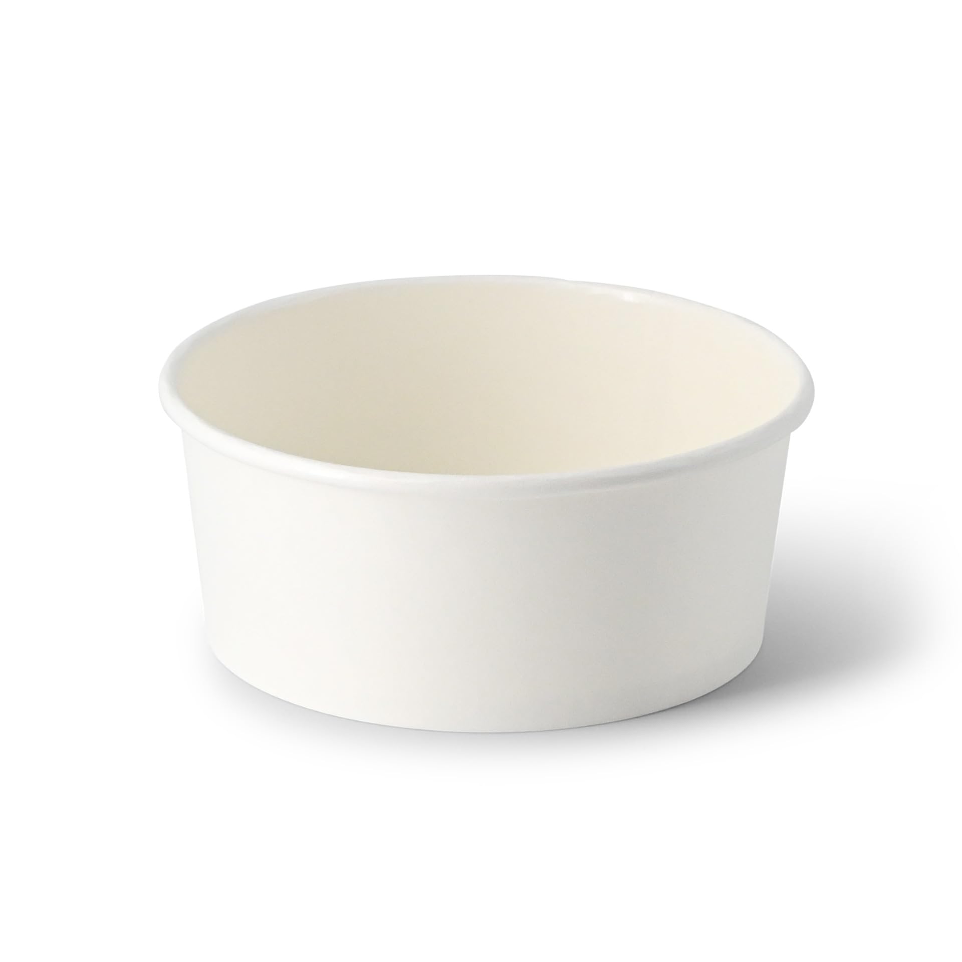 BIOZOYG ciotole per insalata in cartone 300 pezzi 650 ml bianco - biodegradabili con rivestimento in PLA - contenitore take-away per insalate, bowl e piatti caldi - sostenibili, resistenti ai grassi