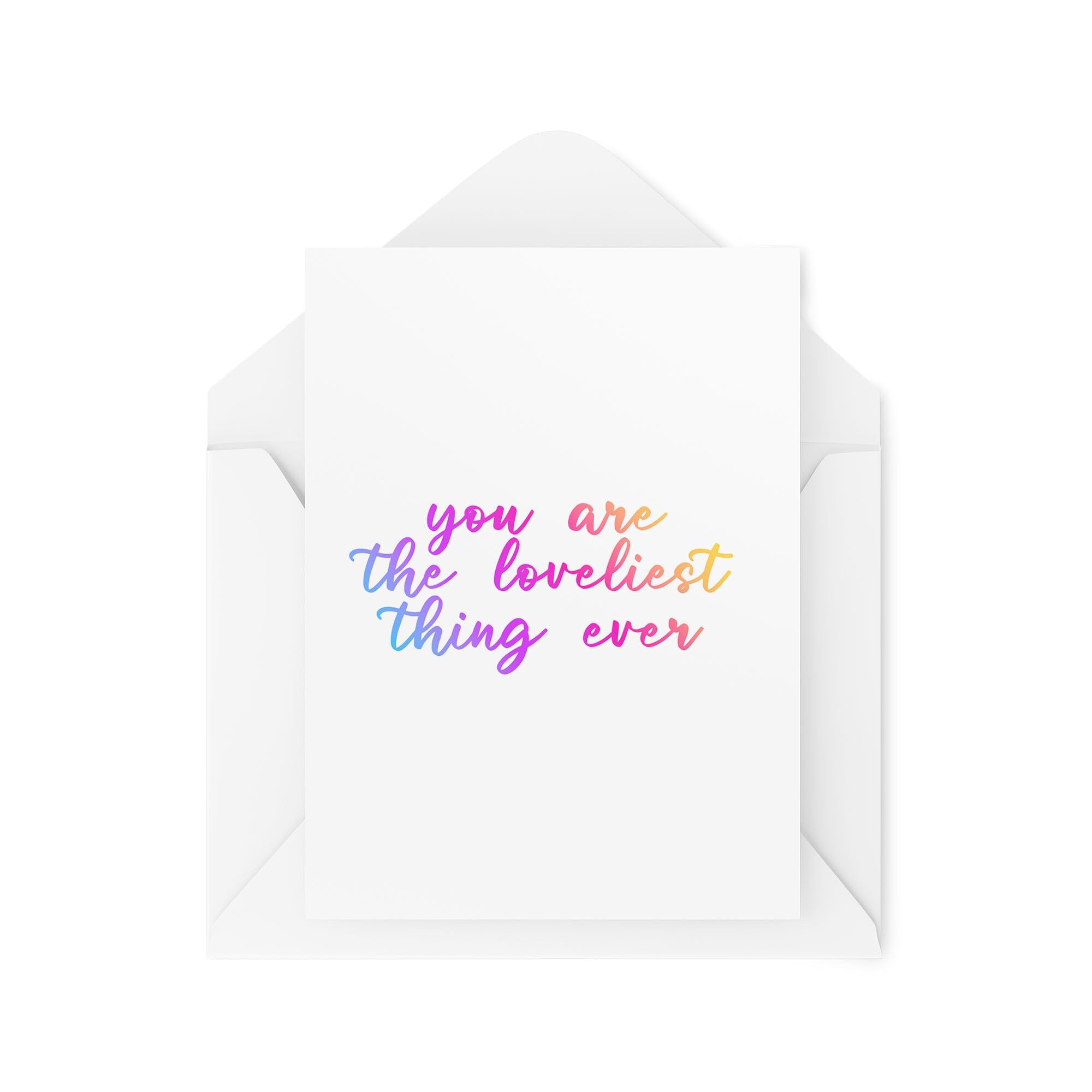 Thank You Cards - You are the Loveliest Thing Ever - Thanks Cards - Cards for Friends - Cards for Boss - Unique Cards - CBH1812