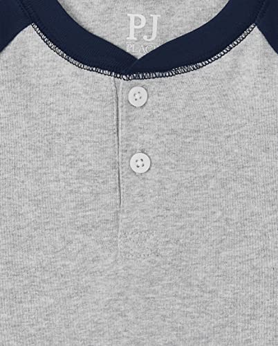 The Children's Place Boys' 100% Cotton Long Sleeve Top and Pants,2 Piece Pajama Set3