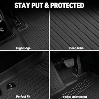 Floor Mats for Lexus RX350/RX350H/RX500h 2023-2026, All Weather Floor Mats Trunk Cargo Liner with Backrest Protectors and Door Sill Guards Accessories, Full Coverage Set (Not fit RX450h & PHEV)