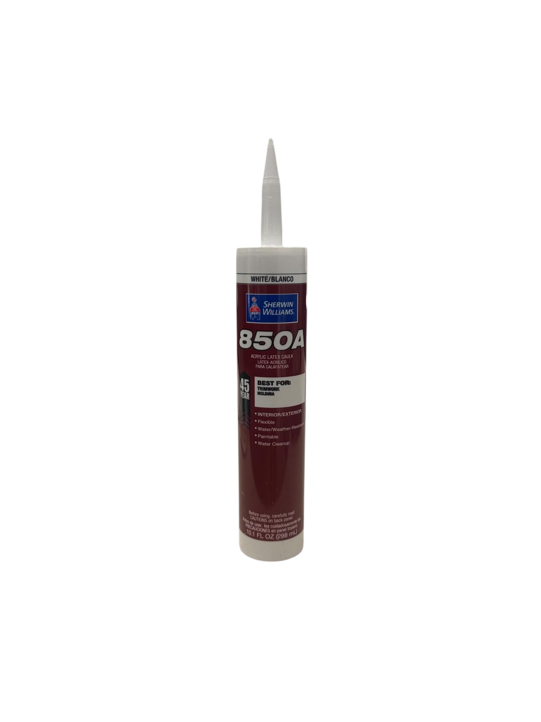 Sherwin-Williams 850A Acrylic Latex Caulk White 10 oz
