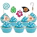 JeVenis 30 Stück Moana Inspiriert Cupcake Toppers Moana Cupcake Toppers Geburtstag Party Dekorati