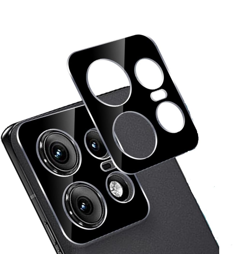 FabeKee Glass Camera Lens Protector For [9H Hardness] [6D Lens Protector ] [Easy Installation] Black (Motorola Edge 50 Pro) (B0D7MQ68K4) Amazon Price History, Amazon Price Tracker