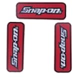 3 Pcs Snap-On Embroidery Patch Tools Iron-on Sew On Patches for Clothing Jacket Backpack Jeans Decal Gift 4.25 * 1.5 Inch