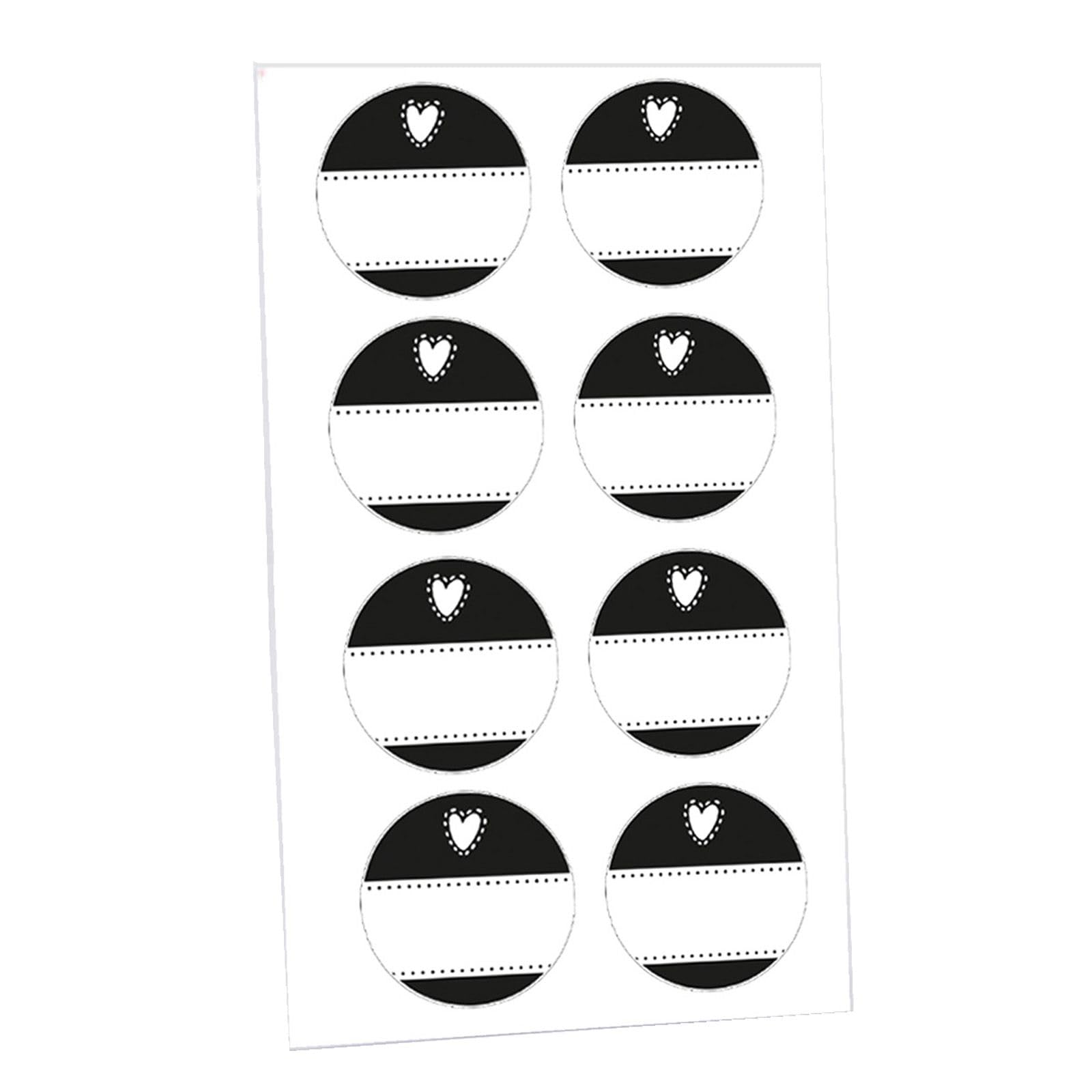 Westmark Decorative Labels – 24 Practical Stickers for Labelling and personalizing Jars and Corks, self-Adhesive, Firmly adhering – Round Spice Labels ø 3.5 cm