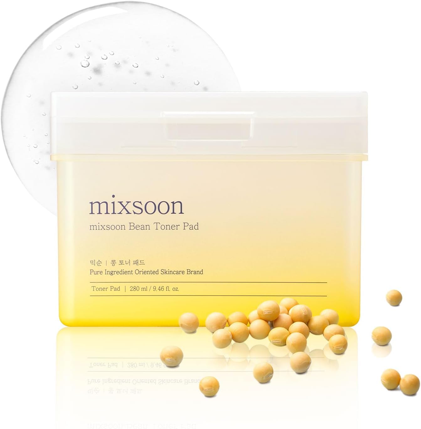 mixsoon Bean Toner Pad,Moisturizing, Elasticity,Exfoliation