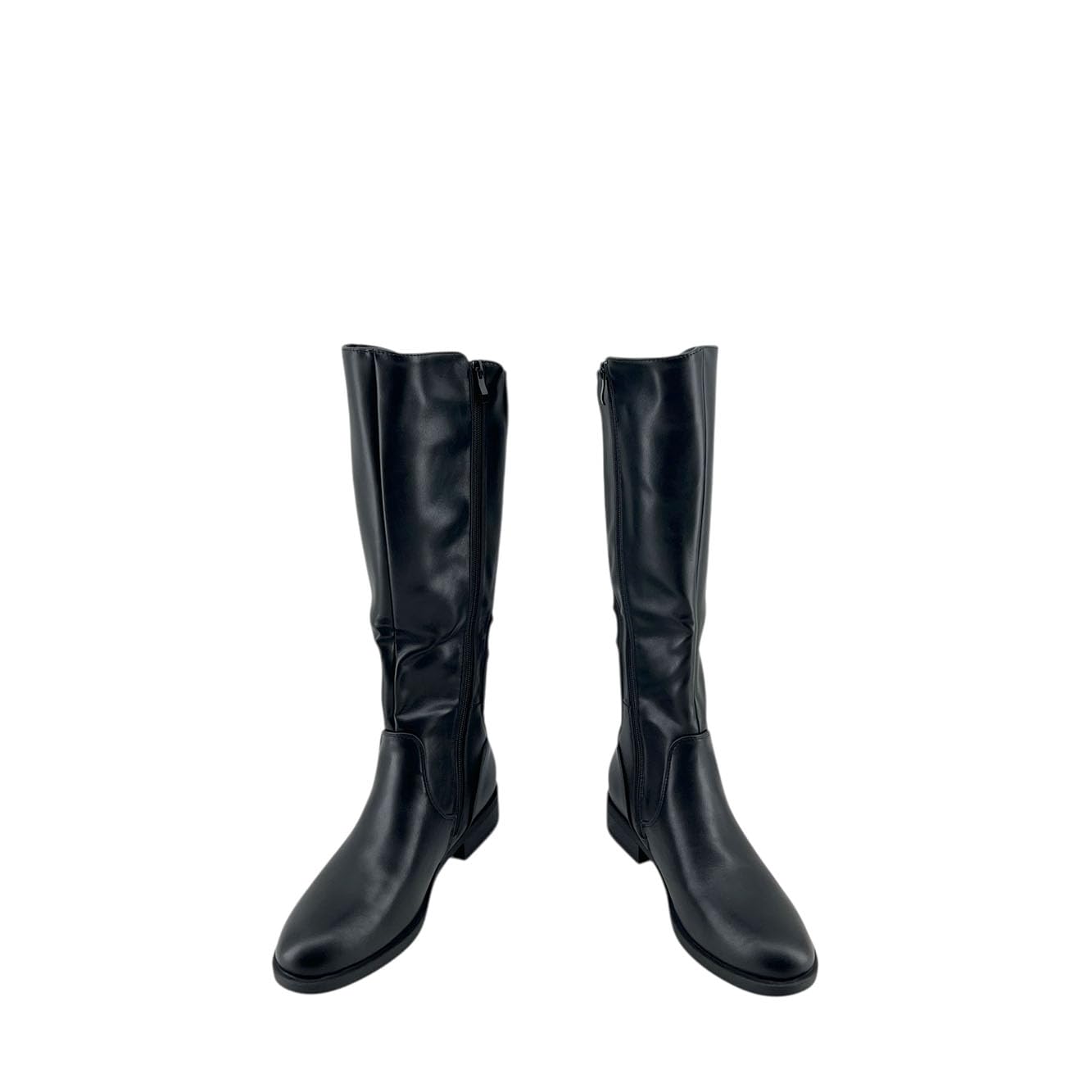 MODELISA - Botas Altas Diseño Clásico con Elástico Lateral Tacón Bajo para Mujer