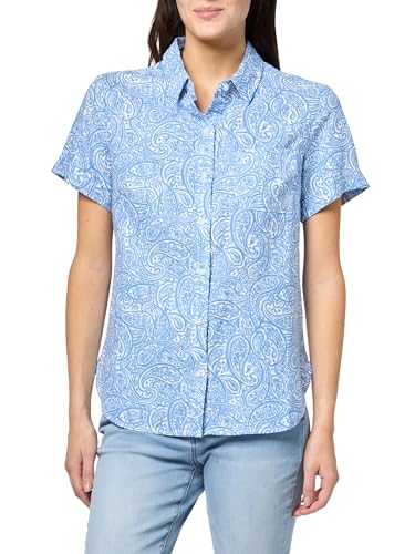 Image of Nautica Women's Button Front Short Sleeve Camp Shirt