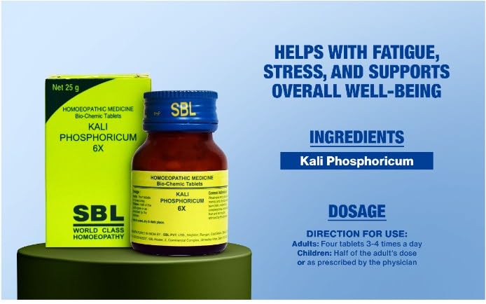 SBL Kali Phosphoricum 6x Tablets (SET OF 2 Bottles) - Image 6 thumbnail