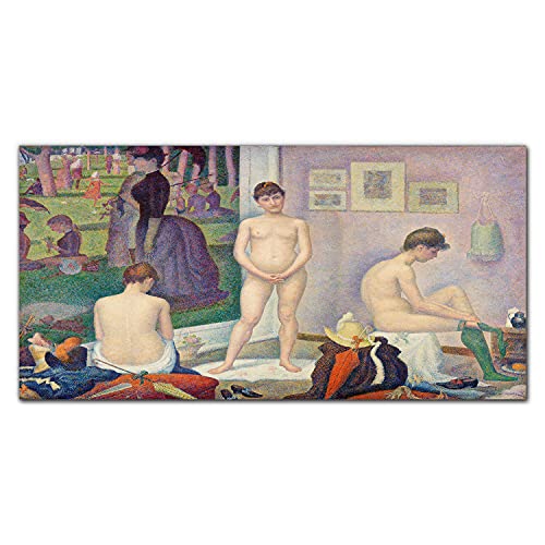 Tableau en verre acrylique 100x50cm Seurat d'une clarté absolue