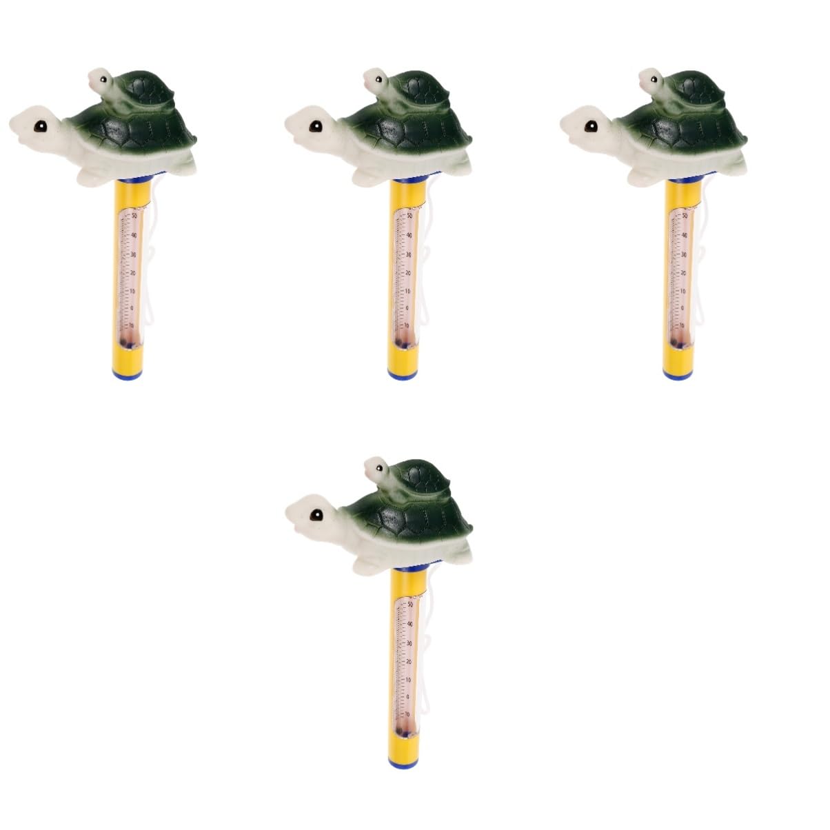 ifundom 4 Pezzi Termometro Galleggiante per Termometro Decorativo Forma per Piscina e da Facile Fahrenheit per Spa