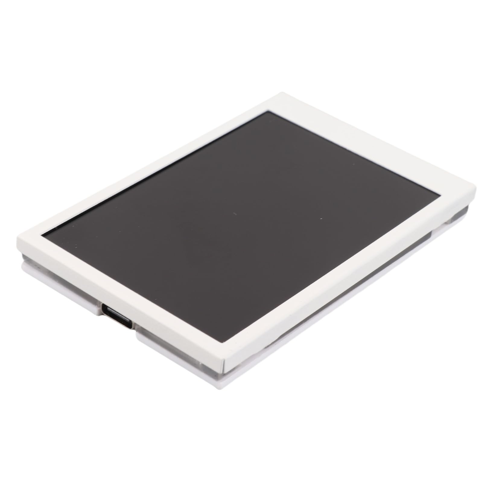 Dpofirs Computer Temp Monitor, 3.5in USB Type C Mini Screen Display, PC Temperature Display for CPU Hard Disk Data Monitor (White Set)