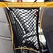 Lylyzoo Pet Barrier Dog Car Net Barrier Dog Car Seatbelt, Seat Mesh Obstacle Vehicle Travel Dog Backseat Barrier, Car Organizer,Dog Seat Belt,Dog Carrier,Backseat Dog Divider,Dog Carrier,Pet Barriers