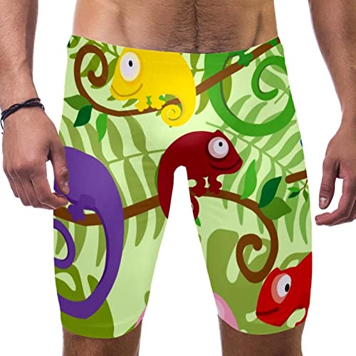 Traje de natación de competición HUI JIN SHOP, bañador de resistencia con diseño colorido